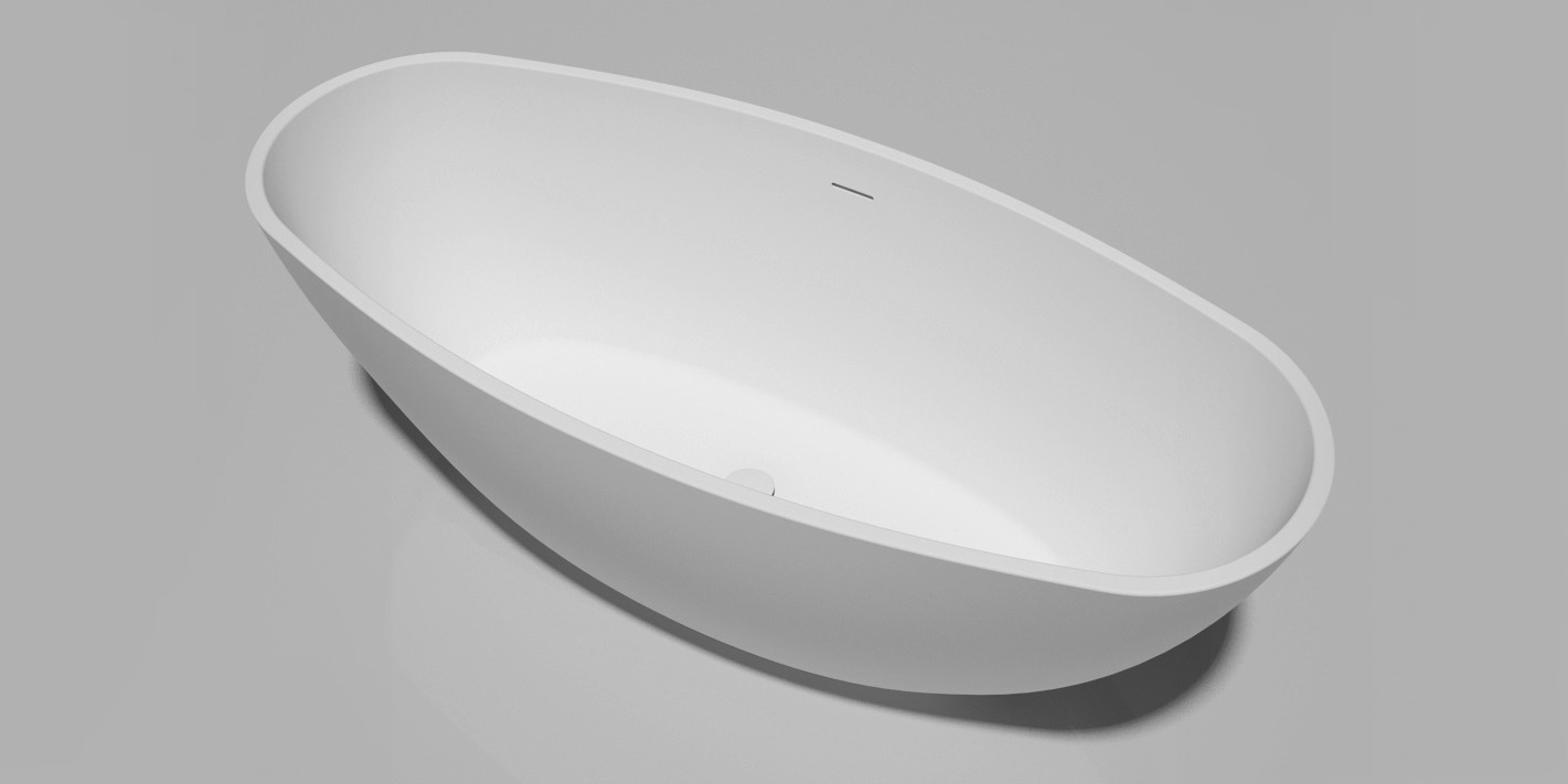 Dimasi Ванна овальная отдельностоящая Turquoise Tub белая TRQ0355 - Вид №2