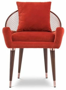 Essential Home Стул из ткани с подлокотниками