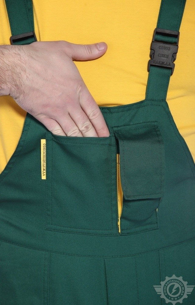 65503 Костюм "Эксперт-2" зеленый  Летняя спецодежда  размер 60-62/182-188  - Вид №12