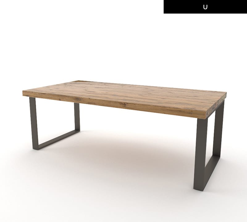 Прямоугольный журнальный столик из массива дерева Devina Nais Близнецы ARCH-00150301 - Вид №4