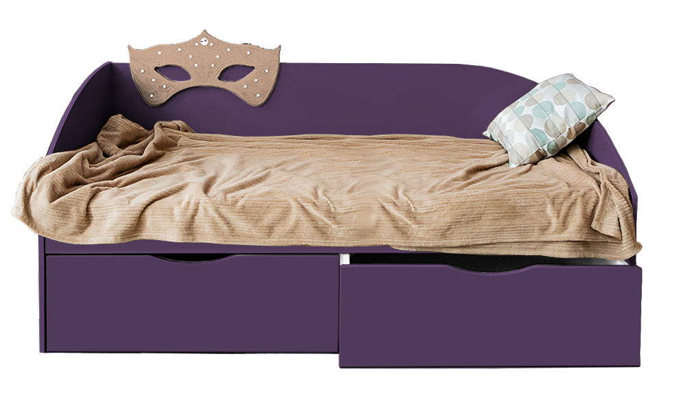 Подростковый диван-кровать с 2 ящиками "Венеция" МАНДАРИН ВЕНЕЦИЯ 178665 Желтый Santreyd - Вид №3