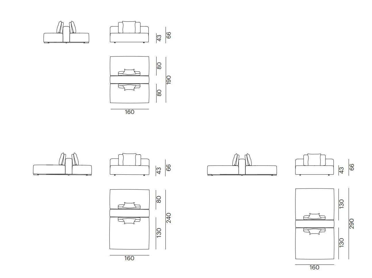Ткань сад диван Exteta Эльба ARCH-00086973 - Вид №44