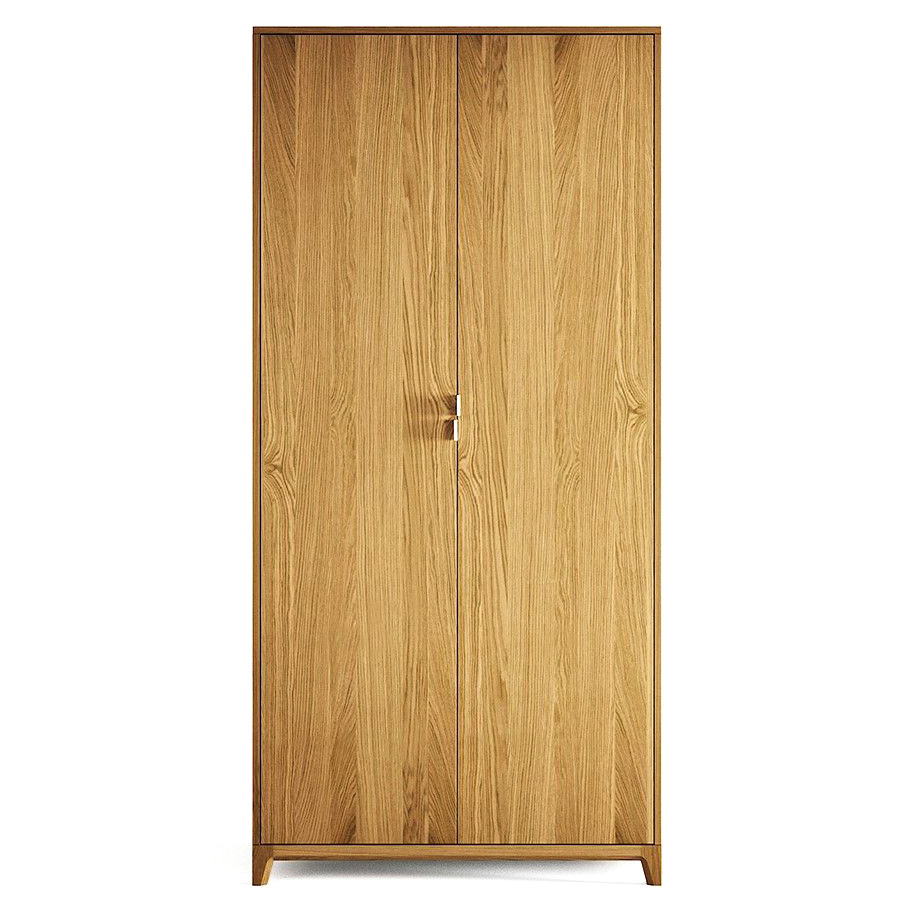 Шкаф распашной двухдверный натуральный дуб Case №3 THE IDEA  210416 Дуб сонома;бежевый  - Вид №4