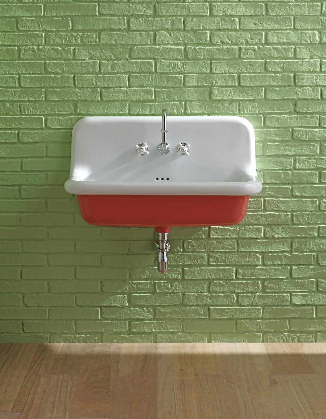 Керамическая прямоугольная подвесная раковина BLEU PROVENCE TrueColors ARCH-00092384 - Вид №7