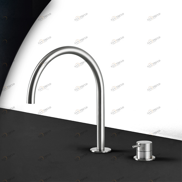 Смеситель для раковины матовая сталь Toki Radomonte TKI32S