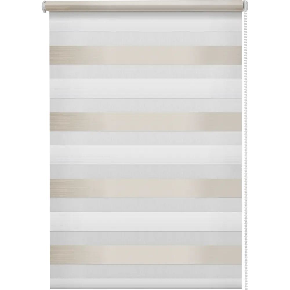 Штора рулонная день-ночь Порто 100x160 см серо-молочная MIAMOZA STLM-2105162