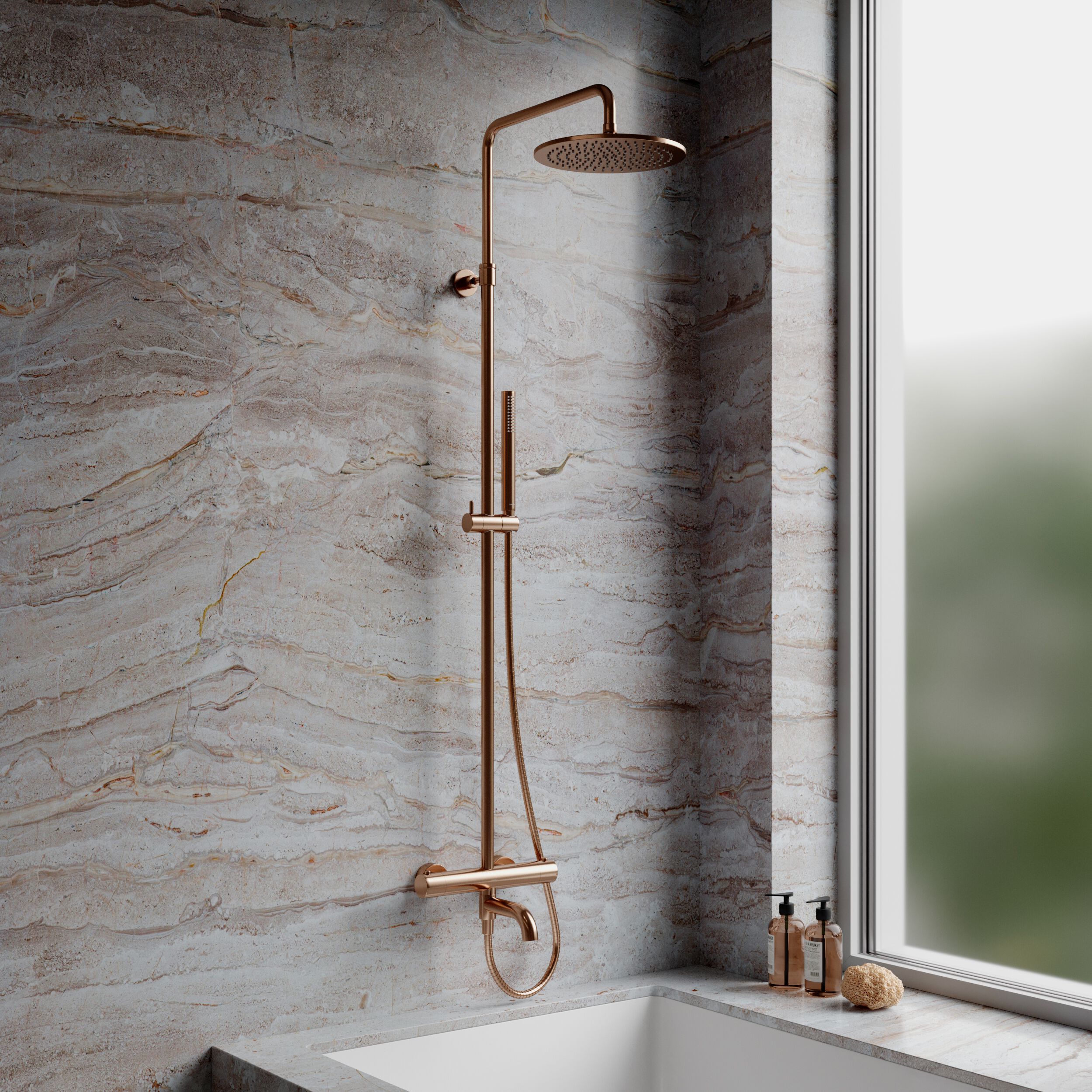 Набор термостатических ванн с ручным душем и душем OMNIRES Y Y1234 ARCH-00141427 - Вид №13