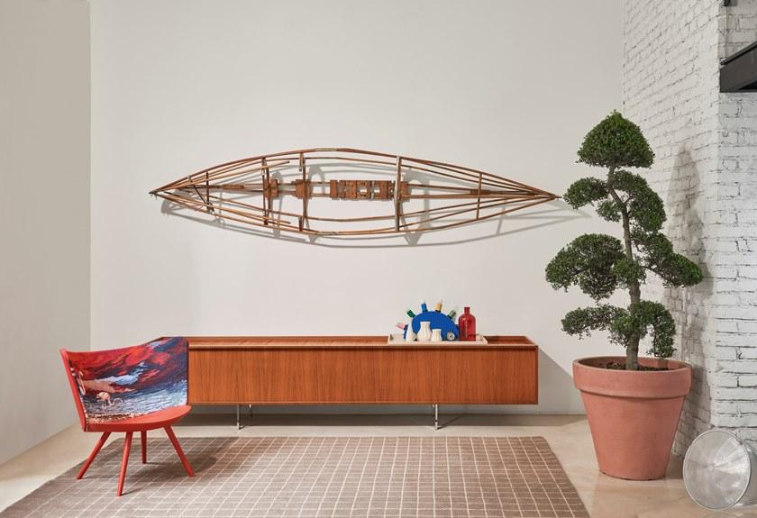 Cappellini Комод из фанерованной древесины с распашными дверцами Lochness sun-id-1493825 - Вид №1