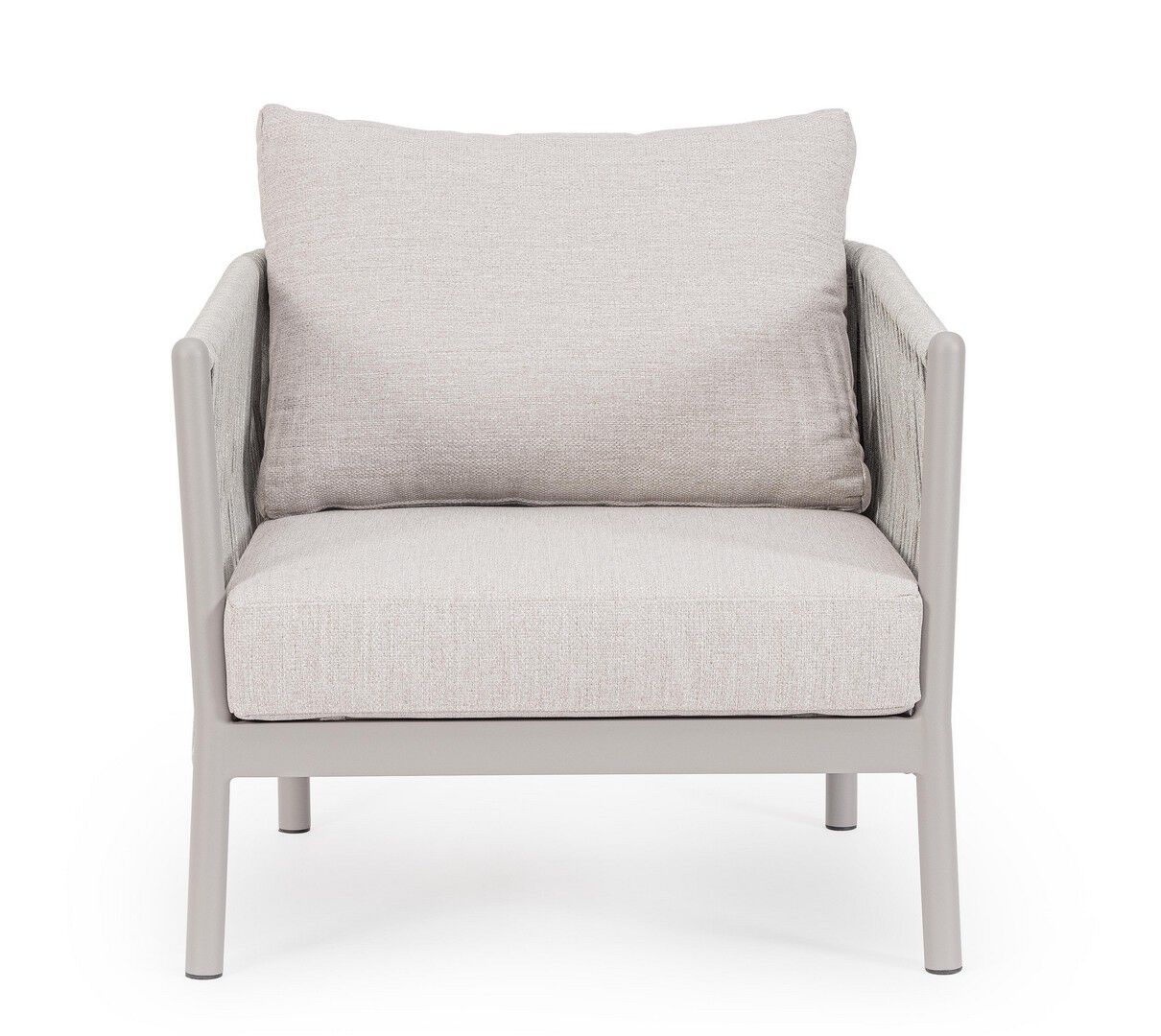 Веревочное и тканое садовое кресло с подлокотниками BIZZOTTO Florencia ARCH-00111854 - Вид №9