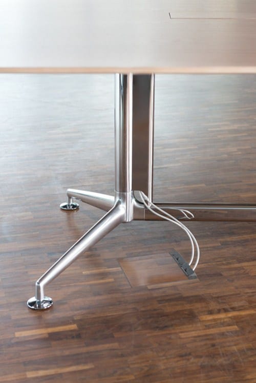 Прямоугольный стол для совещаний из алюминия и дерева Brunner FINA ARCH-00103377 - Вид №10