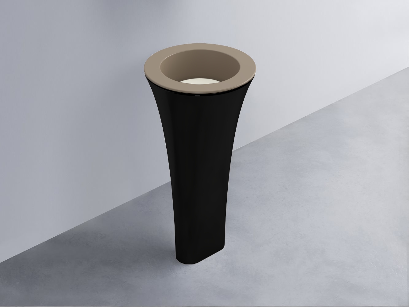 AMLA45-AN+AMPILT-TL+AMCOLT-N Раковина Amedeo Tondo отдельностоящая cielo Enjoy + Amedeo Ceramica Cielo