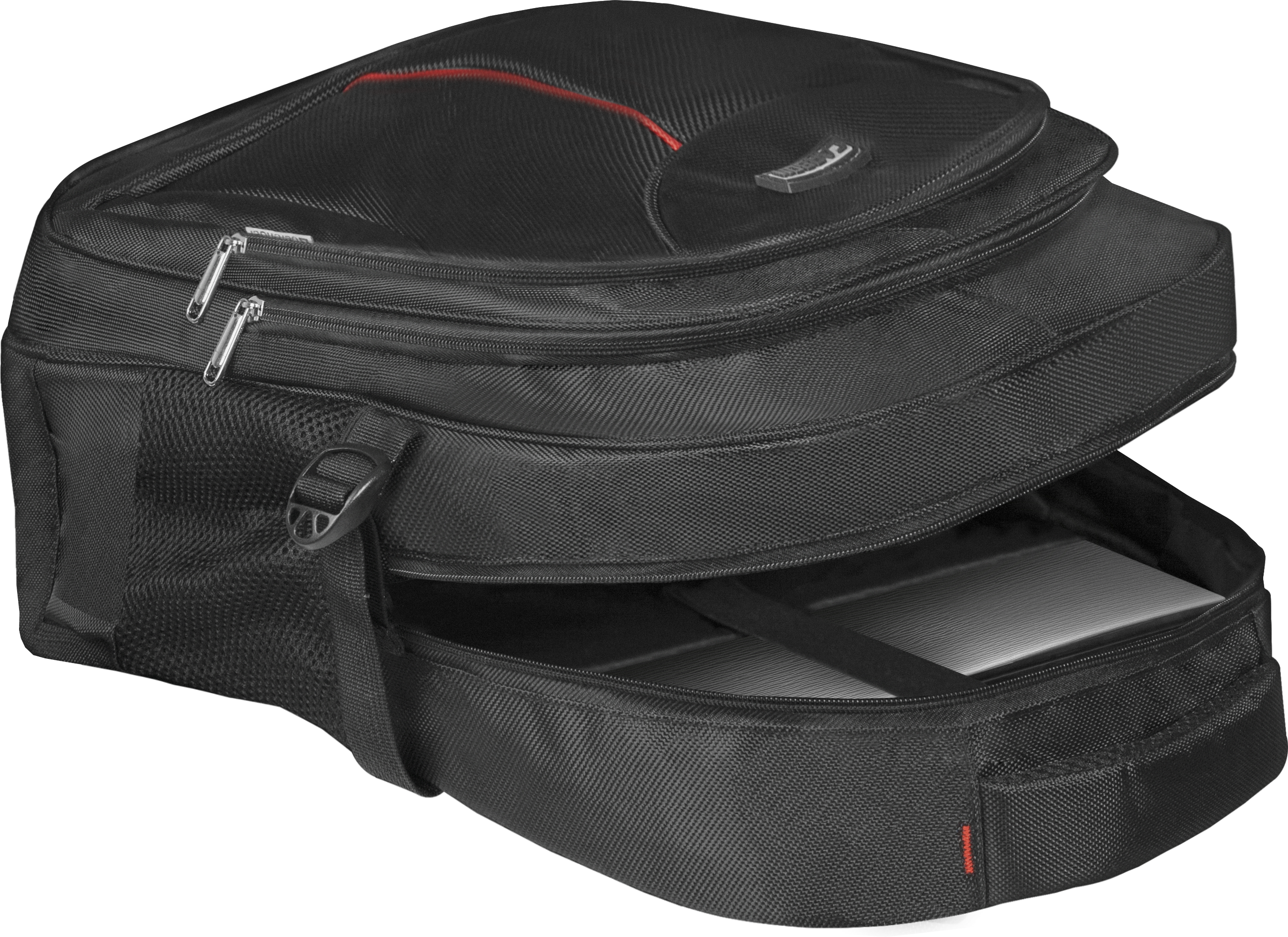 26077 рюкзак для ноутбука carbon 15.6" черный, органайзер Defender Santreyd  - Вид №5