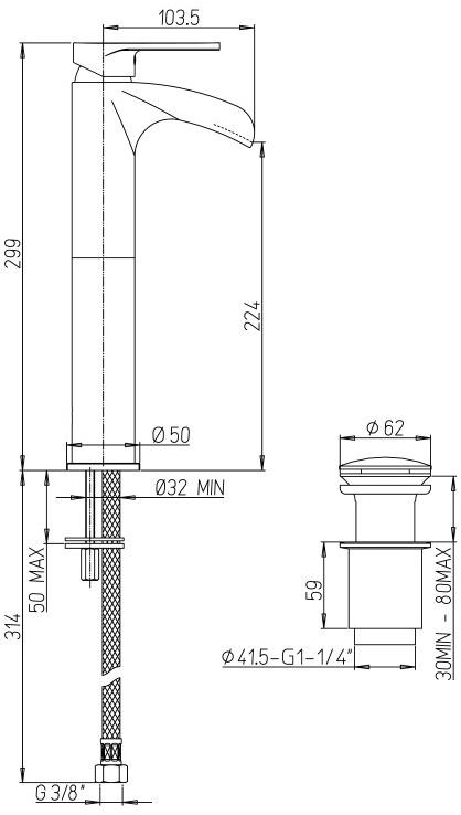 Jacuzzi ALBA 0LB00498JA00 - Вид №1
