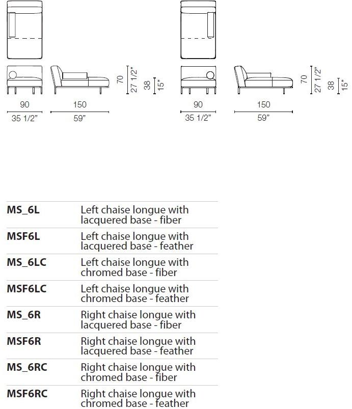Cappellini Модульный диван со съемным чехлом Cap martin sunset sun-id-1481294 - Вид №18