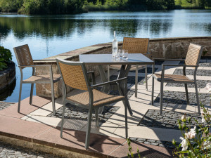 98.00.0902 Обеденный набор Вена 5 шт. в т.ч. 4 кресла, 1 стол Mbm