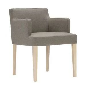 Кресло Linn, серо-бежевое