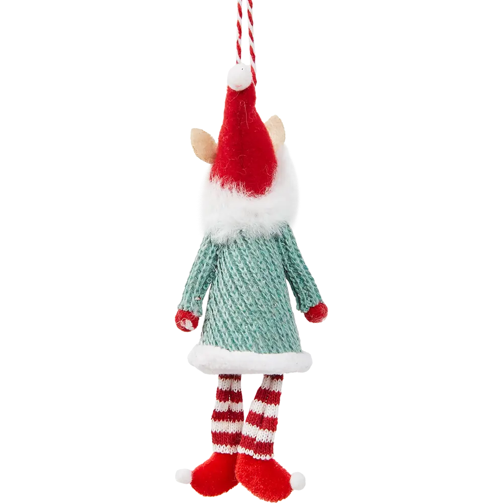 87036523 Елочная игрушка Мальчик 15x4.5 цвет красный STLM-1522647 Santreyd  - Вид №2