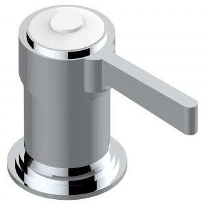 A7D-6523 Смеситель на борт (картридж 35 мм) Thg-paris Capucine фиолетовый с золотым декором Хром