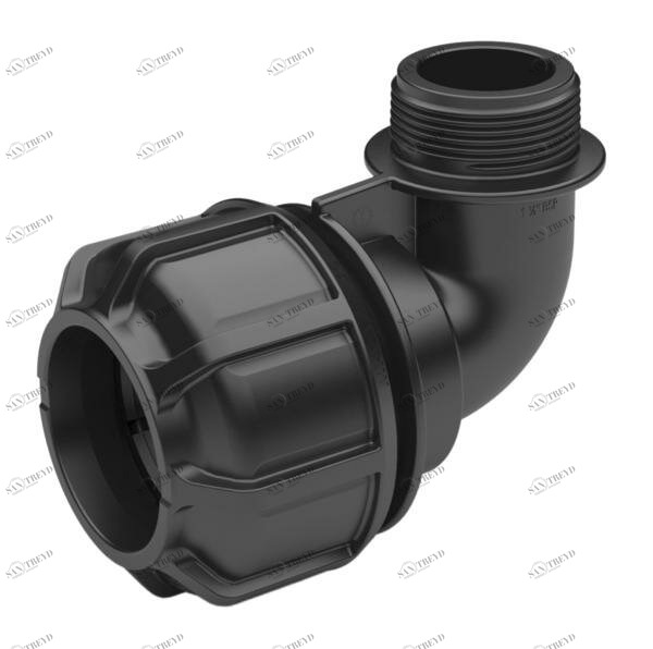 SANIT 127885000090 Колено 90 ° с конической наружной резьбой PP 
