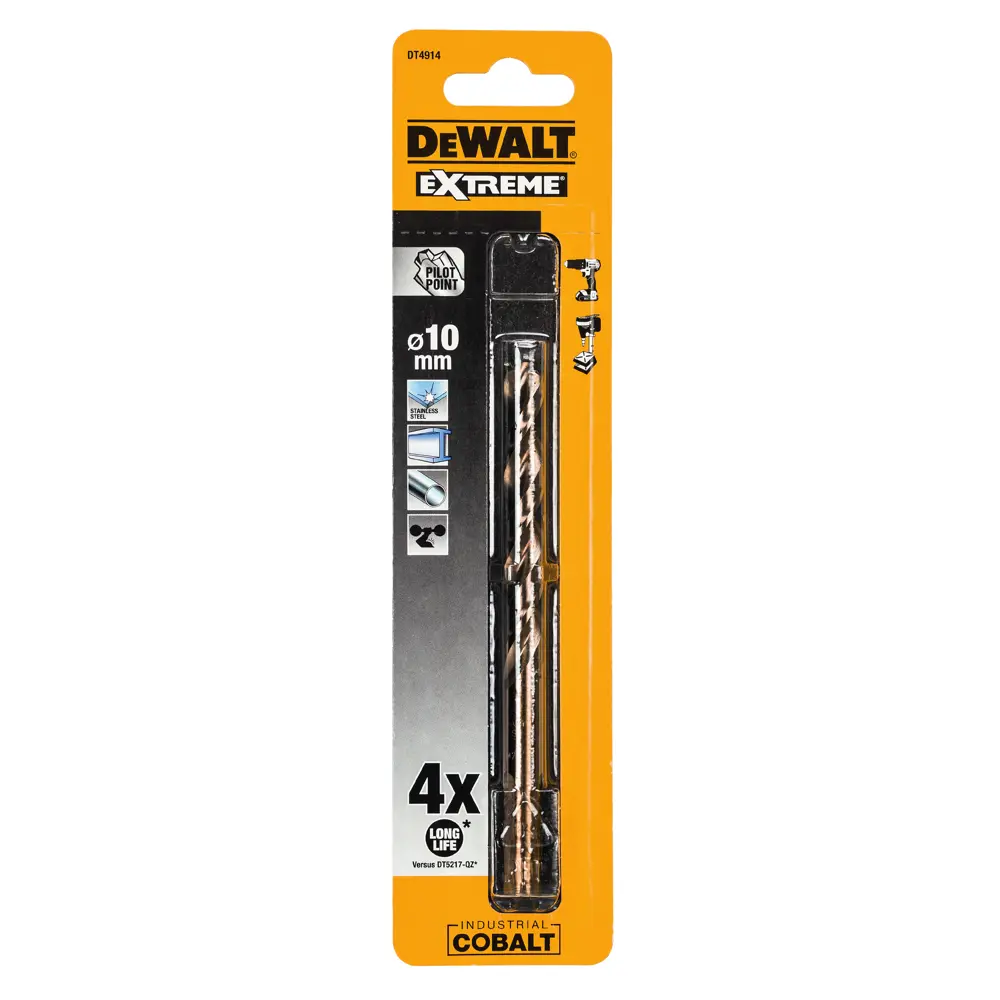 Сверло по металлу Dewalt 10х133 мм 18748156 STLM-2083133  - Вид №1