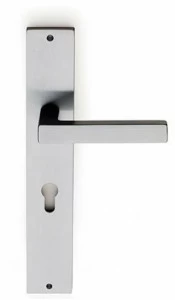 Pasini Ручка из латуни на пластине с накладкой