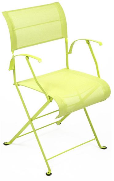 Fermob Складной брезентовый садовый стул с подлокотниками Dune sun-id-1410671 - Вид №4