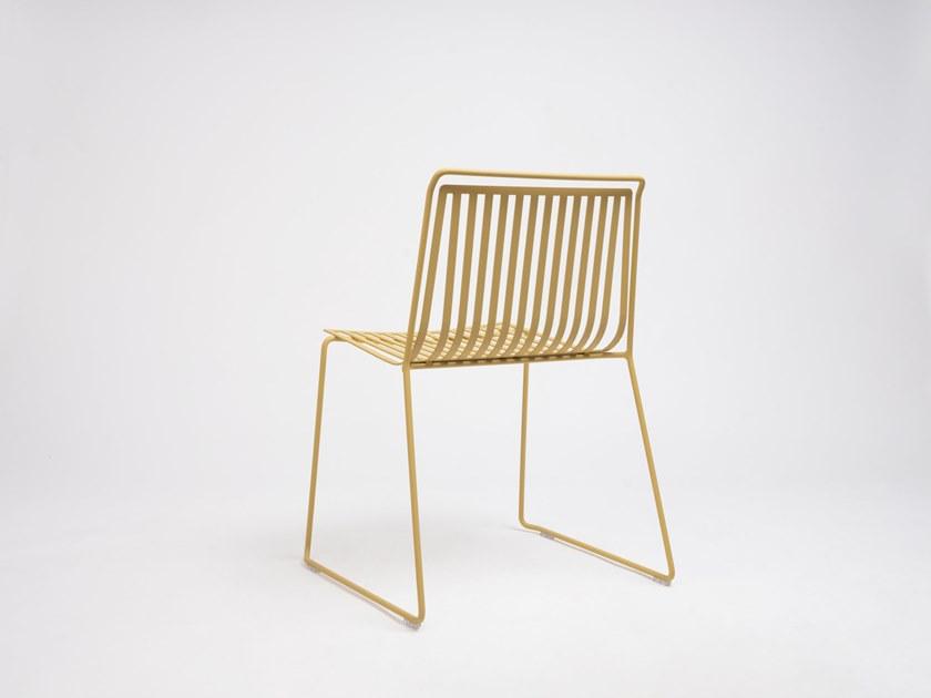 ONDARRETA Стул для сада со стальными санями Alo sun-id-1403161 - Вид №5