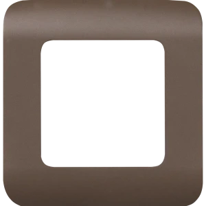 Рамка для розеток и выключателей Lexman Cosy 1 пост, цвет шоколад
