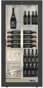 EXPO Встраиваемый винный холодильник из алюминия с подсветкой Teca b Te-bh14 / te-bm14