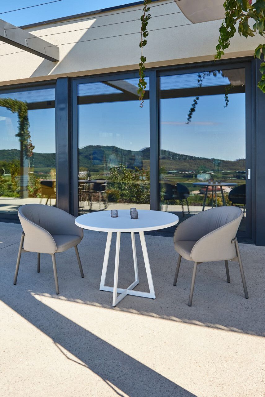 Круглый садовый стол DRIGANI плоская поверхность ARCH-00064173 - Вид №1