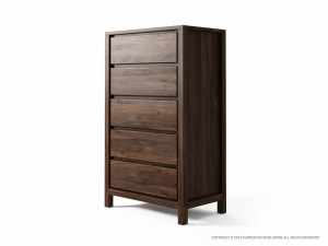 130_313 Комод с 5 ящиками Karpenter Solid