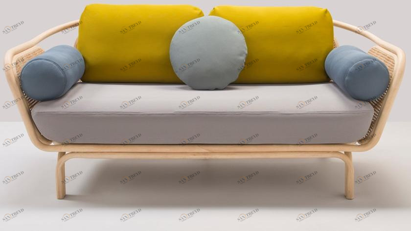 Orchid Edition 2-х местный мягкий диван из ротанга со съемным чехлом sun-id-1376679