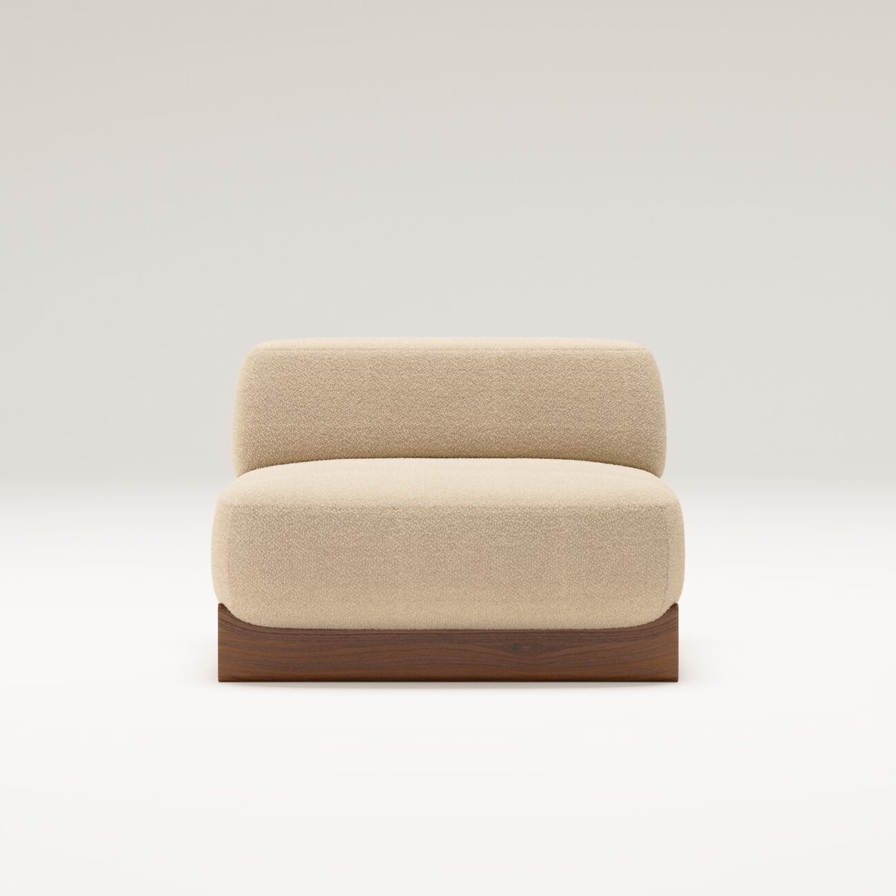 Угловой диван из ткани и ореха с шезлонгом Wewood Dome ARCH-00033638 - Вид №34