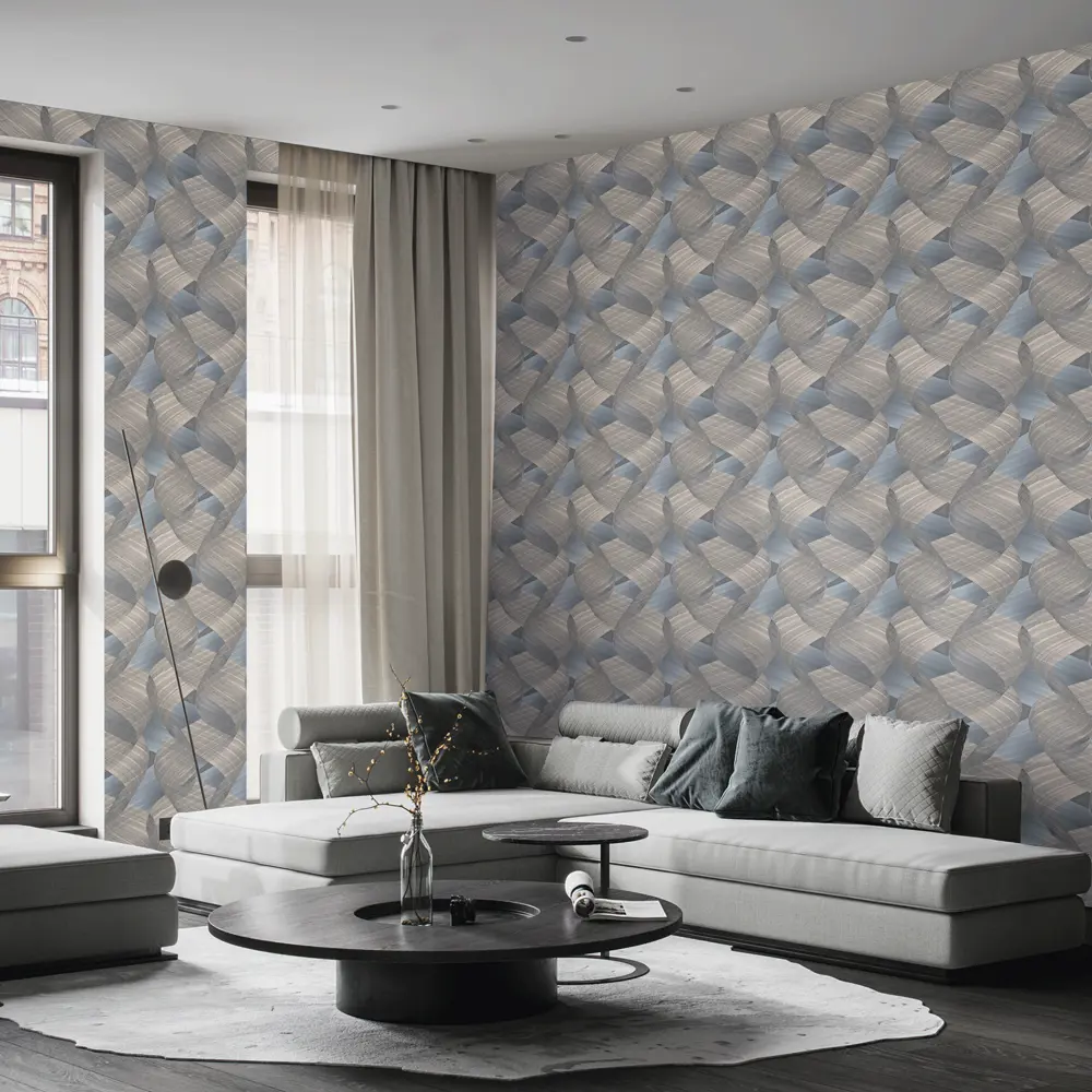 Обои флизелиновые Erismann Fusion синие 1.06 м 60080-06 STLM-2083307 - Вид №2