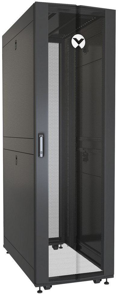 VR3100 Vertiv шкаф 42u 1998х600х1100мм, 77% перф. передняя дверь с замком, 77% перф. распашная задняя дверь с замком, 4x19” серверных направляющих, боковые панели, крыша, ролики и регулируемые ножки, 2 органайзера для pdu и кабелей, 50хm6 гаек и винтов, r Santreyd 