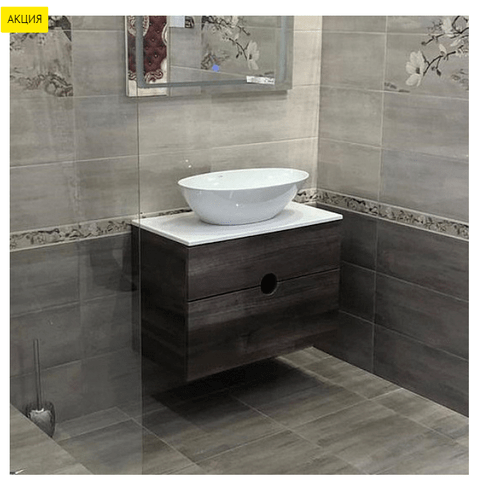 Тумба подвесная "Sole" Хром ORANGE sun-id-1516936 - Вид №4