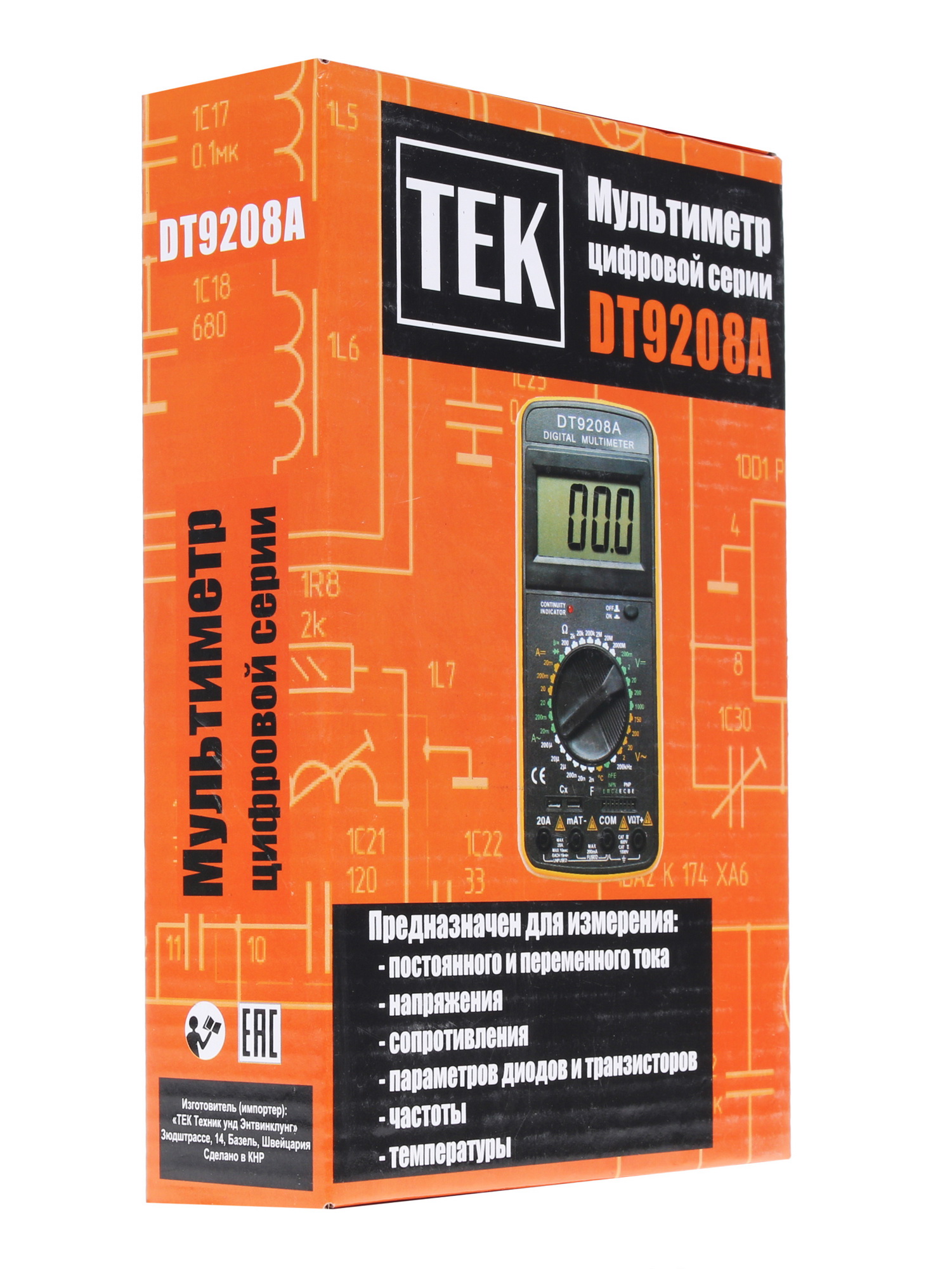 Мультиметр TEK DT 9208A 1118129 STDN-0139283 - Вид №9