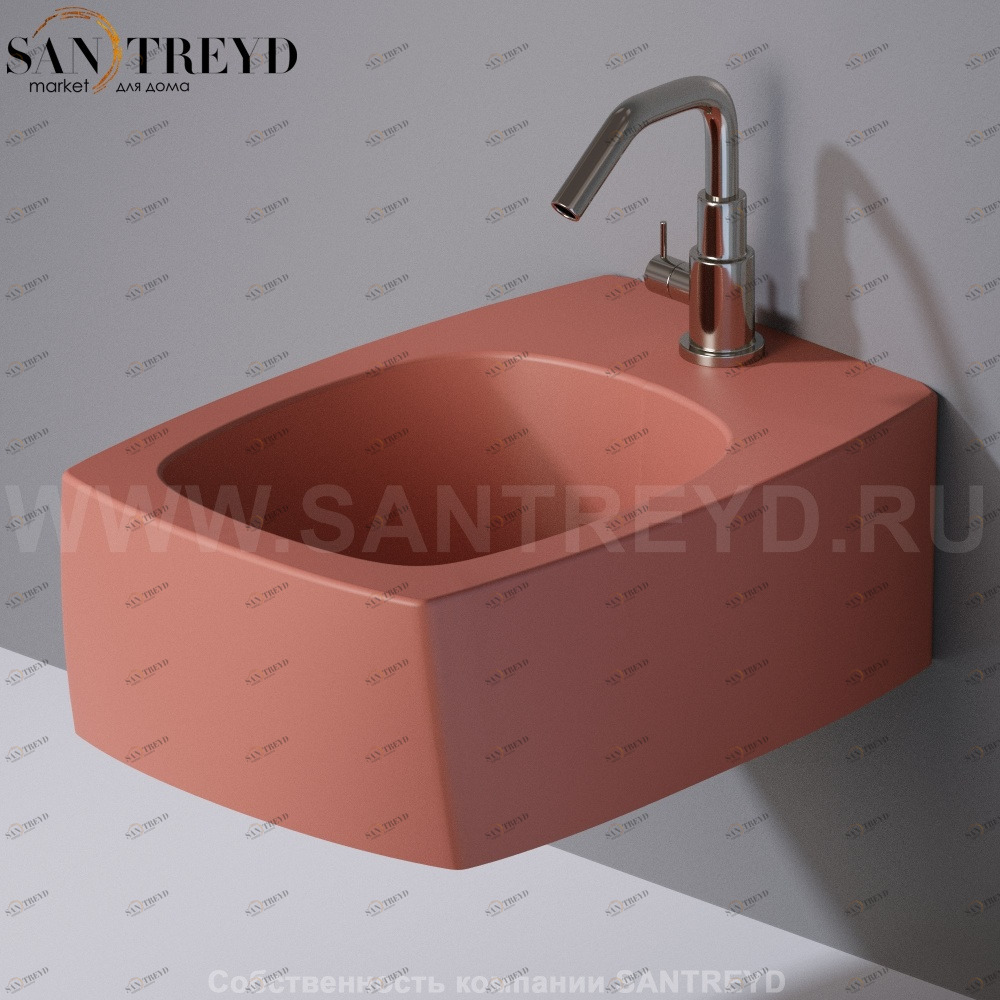 S572142 Биде подвесное SQUARE A. e T. Italia AeT ITALIA