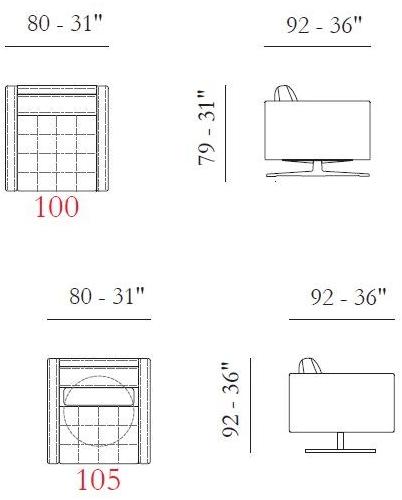 Max Divani Стеганое кресло с подлокотниками Gran torino sun-id-1469599 - Вид №2