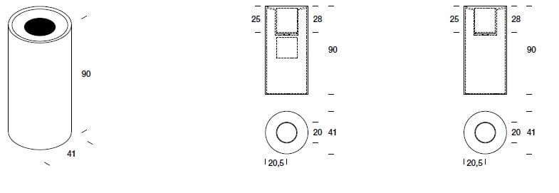 Отдельно стоящая раковина Corian® Rexa HOLE ARCH-00033465 - Вид №8