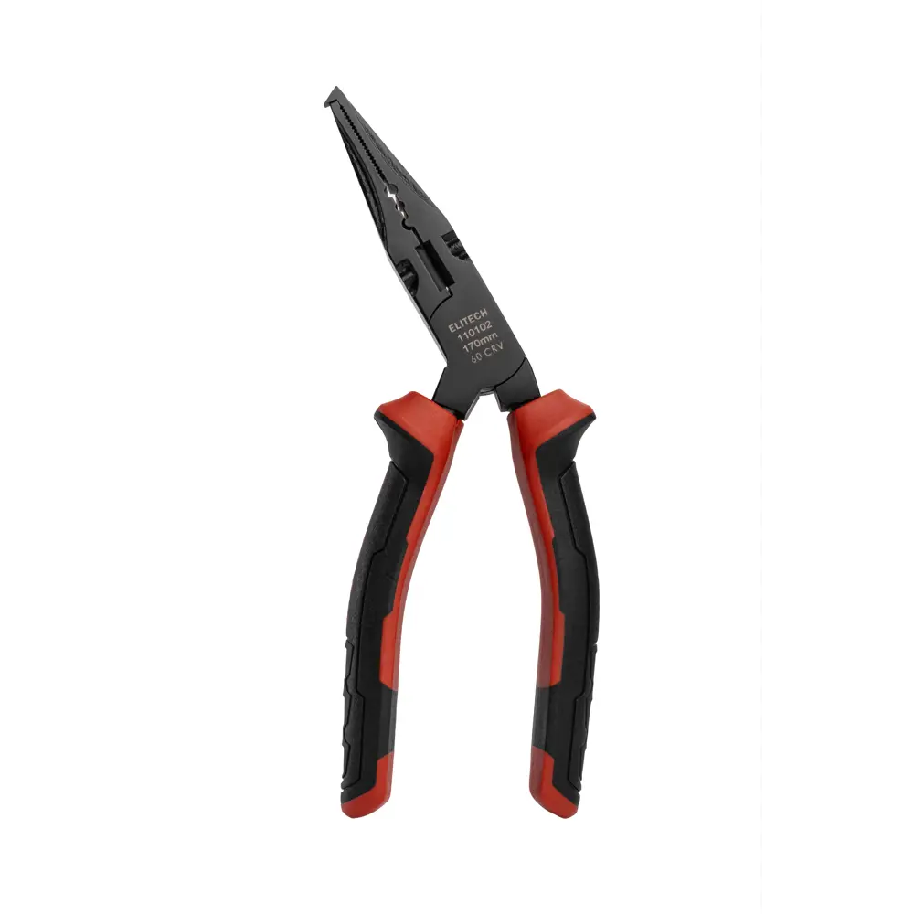 Плоскогубцы изогнутые Elitech 110102 160 мм STLM-2138030 - Вид №5