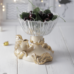 52087 Фруктовница-конфетница Белла Айвори BOGACHO