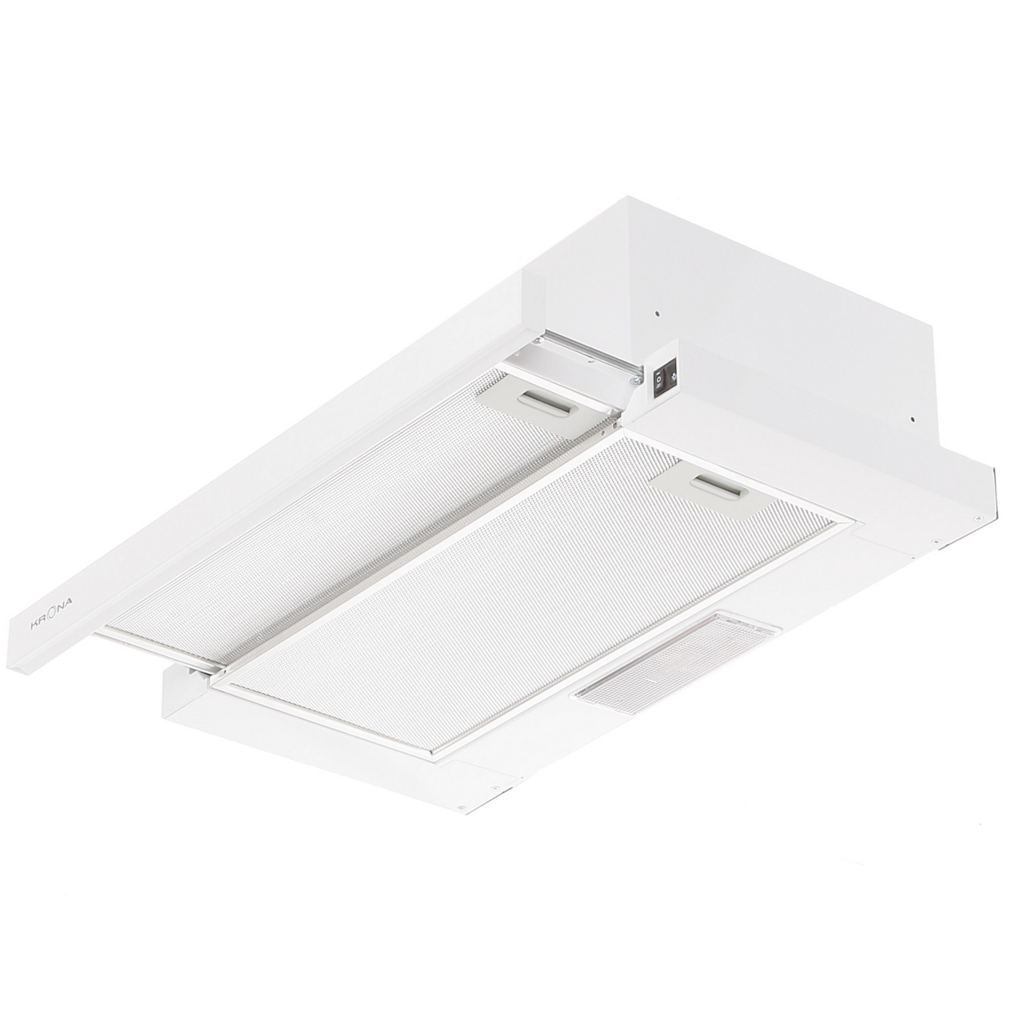 5308860 Вытяжка телескопическая KRONA KAMILLA 600 EVO 1W белый/белый STDN-0116406 - Вид №2