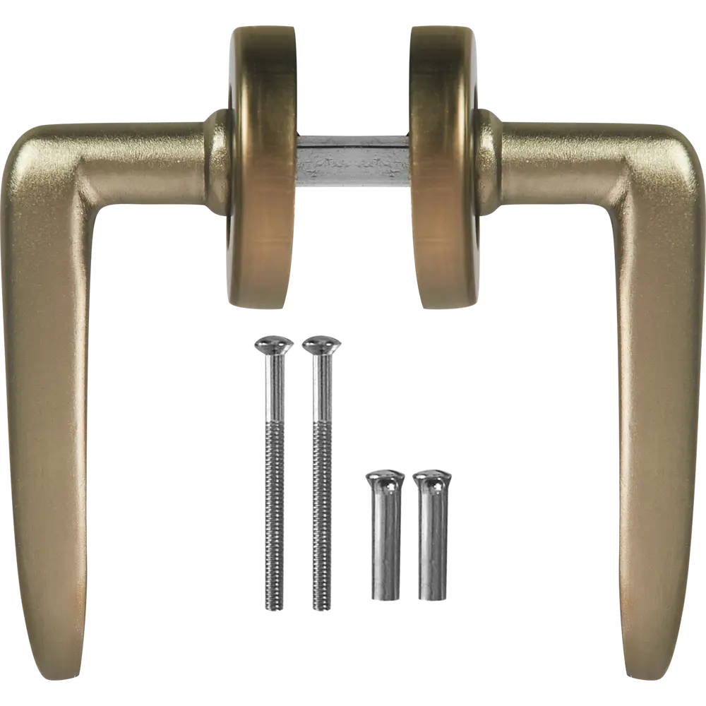 Дверные ручки Punto R.H50.015 без запирания цвет графит STLM-2127896 - Вид №1