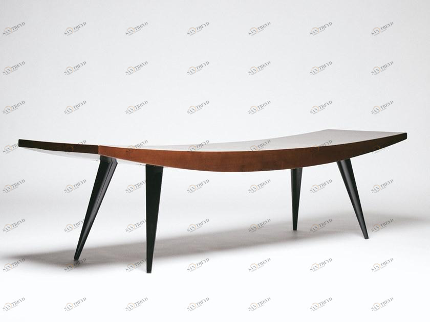 REDA AMALOU DESIGN Скамейка из ореха Jah sun-id-1479272