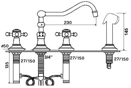 rvb Смеситель для кухни с ручным душем 1920-1921 1921.--.27 - Вид №1