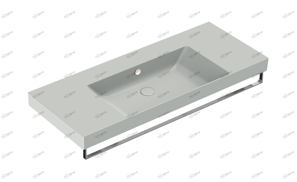 1125ZEUPCS Накладная раковина консольная овальная CERAMICA CATALANO Colori