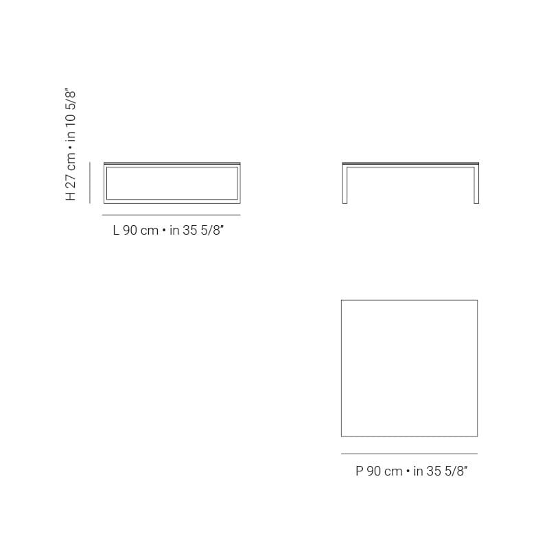 Квадратный садовый столик Braid Metropolitan ARCH-00035261 - Вид №6