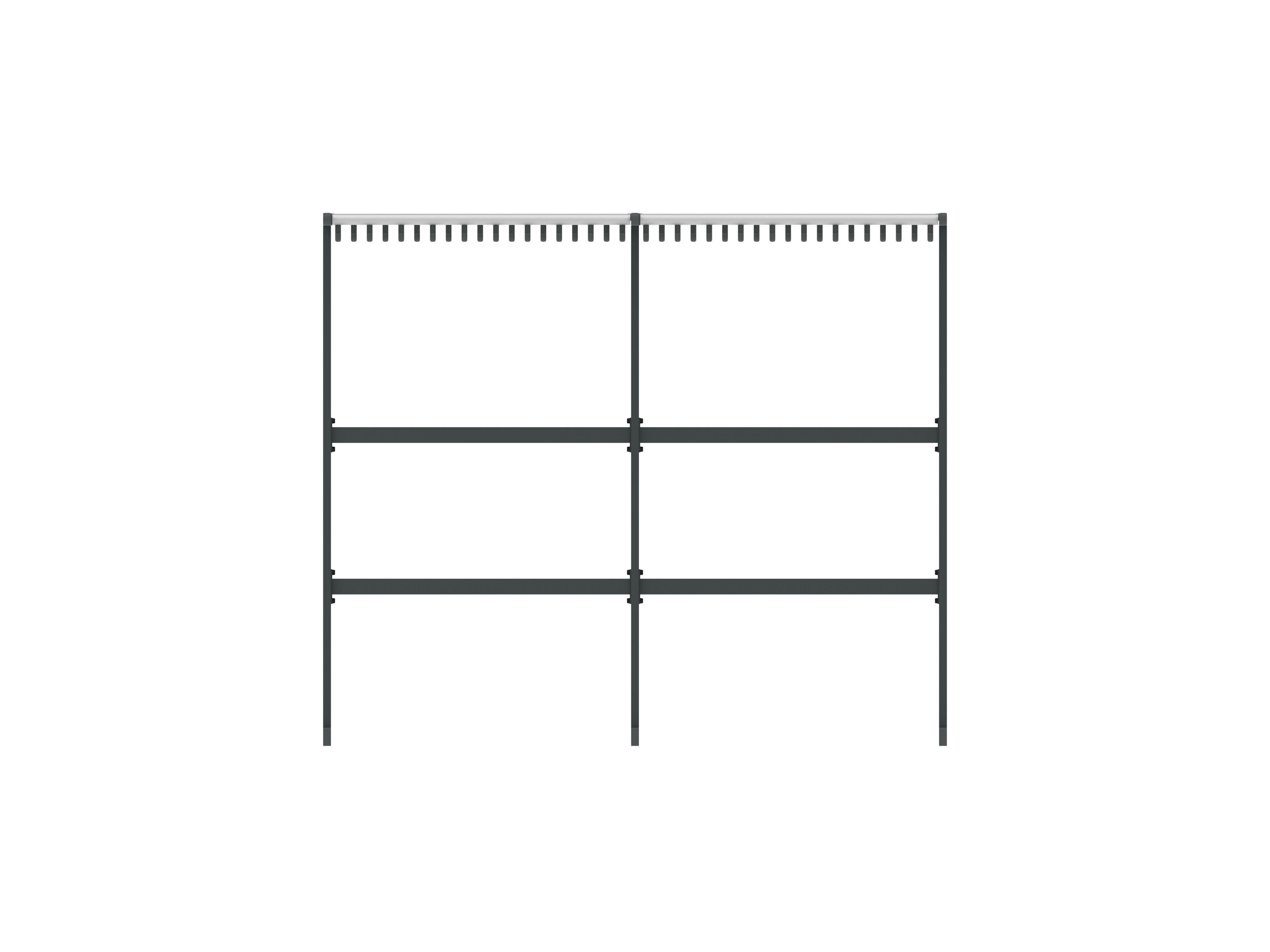 Стальная вешалка с порошковым покрытием с держателем зонта FUNCTIONALS Tertio ARCH-00145195 - Вид №1