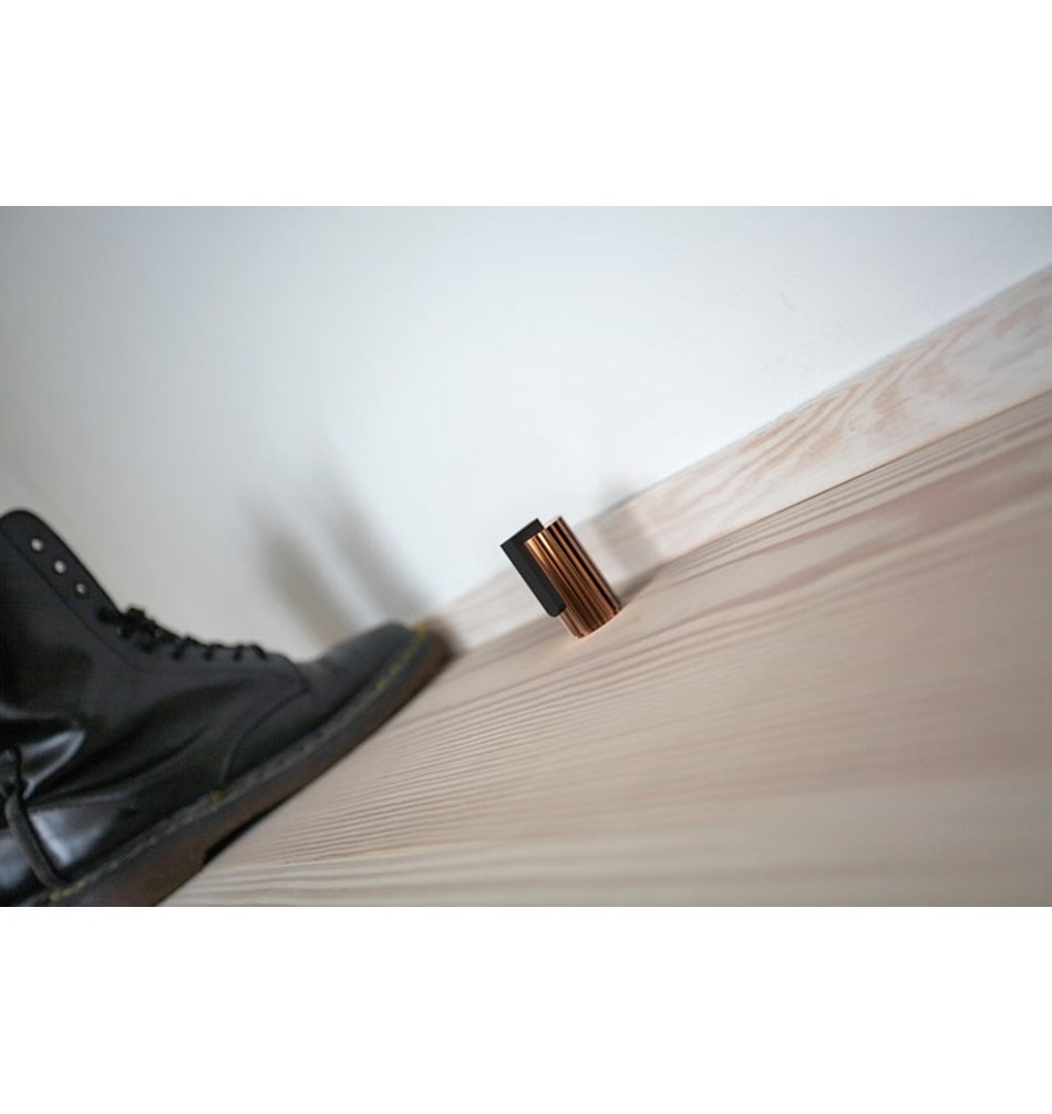 FROST Дверной упор 1, 55мм » медь / черный. Нержавеющая сталь Медь N1931-C  - Вид №2